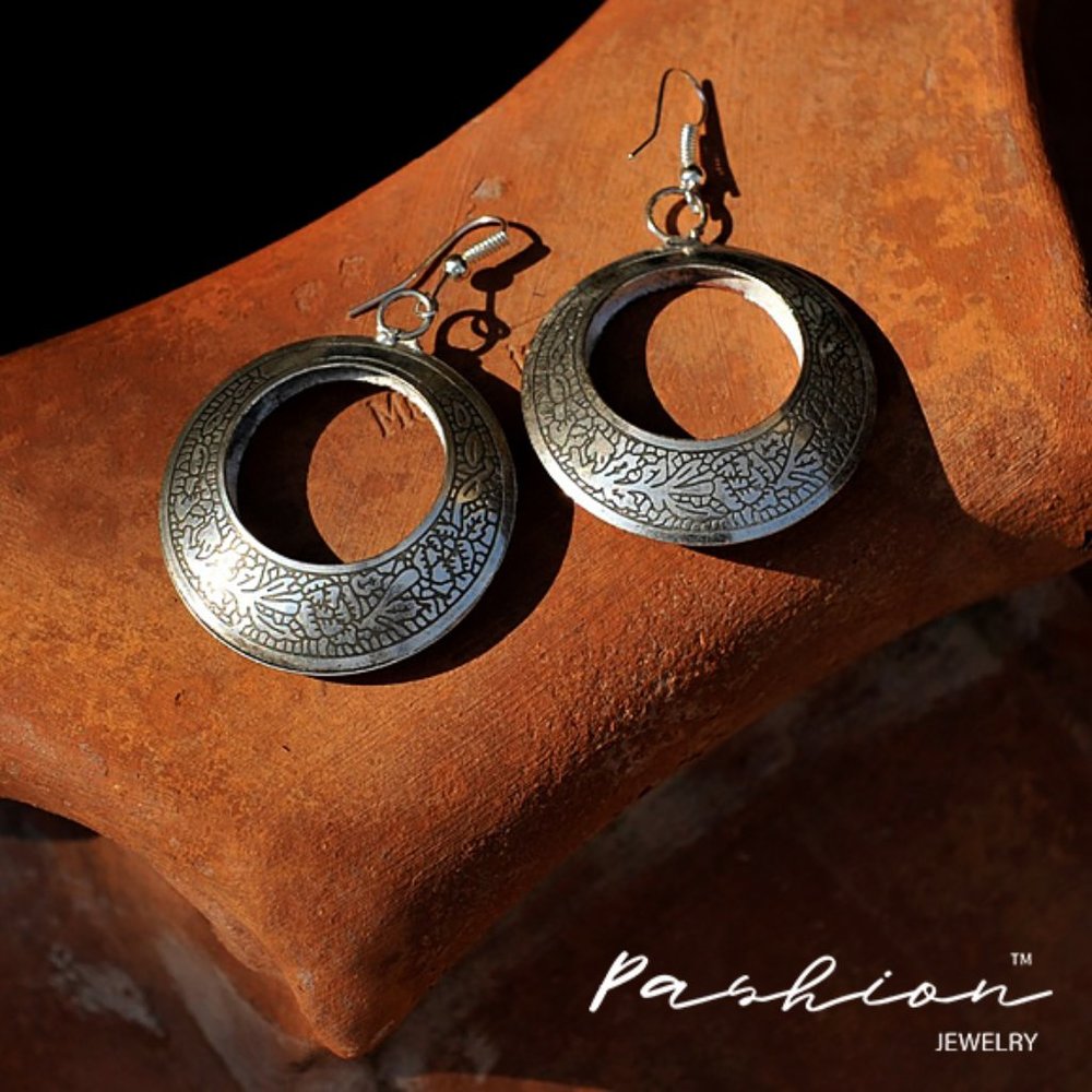 Tribal Boho Hoop earrings